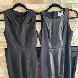 Two black cocktail dresses